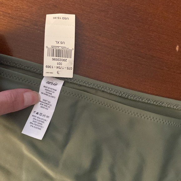 Aerie green Bikini bottom size xl nwt - Picture 3 of 5